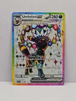 Pokemon Umbreon ex SVP 176 Premium Figure Collection Black Star Promo - Image 1