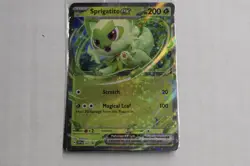 Sprigatito EX SVP 087 Pokemon Black Star Promo Card - SEALED - Image 1