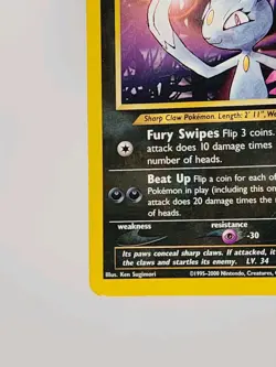 Sneasel Neo Genesis set Pokemon Card 25/111 Excellent Condition - Image 5