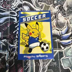 Pikachu Sports Soccer Electric Pokemon 2025 Cracked Ice Holo Card Database - Image 1