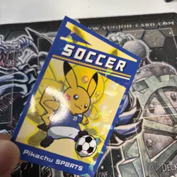 Pikachu Sports Soccer Electric Pokemon 2025 Cracked Ice Holo Card Database - Image 2