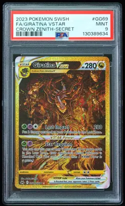 2023 Giratina VSTAR #GG69 Crown Zenith PSA 9 Pokemon Card - Image 1