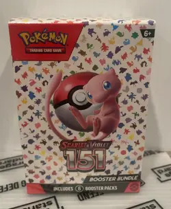 Pokemon TCG Scarlet & Violet 151 Booster Bundle Box | 6 Packs | SEALED - Image 1