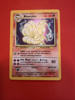 Ninetales 12/102 Holo Pokemon TCG Base Set - Image 1