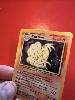 Ninetales 12/102 Holo Pokemon TCG Base Set - Image 3