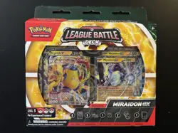 MIRAIDON EX LEAGUE BATTLE DECK 2023 Pokemon Nintendo Regieleki Vmax 820650852732 - Image 1
