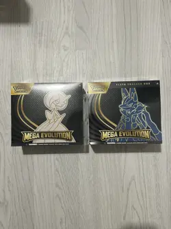 Pokemon Mega Evolutions Lucario and Gardevoir Elite Trainer Box ETB Brand New - Image 1