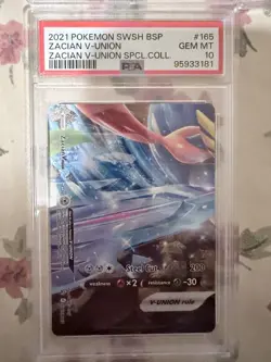 2021 Pokemon Zacian V-union Promo Set Psa 10 Complete 4 Card Lot - Image 3