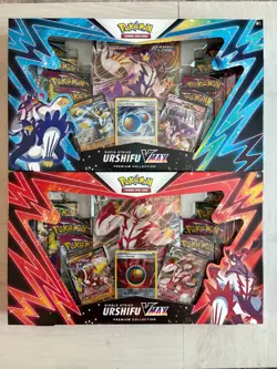 Pokemon Urshifu VMAX Premium Collection Box SINGLE & RAPID STRIKE SETS Sealed! - Image 1