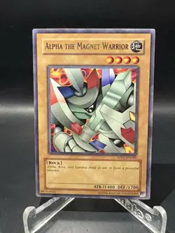 Yugioh Alpha The Magnet Warrior RP02-EN089 Unlimited Silver Foil Rare - Image 1
