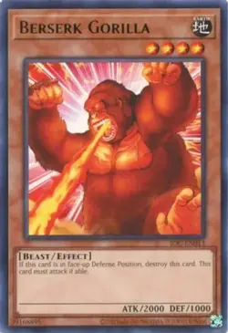 Yugioh! MP Berserk Gorilla - IOC-EN013 - Rare - Unlimited 25th Anniversary Editi - Image 1