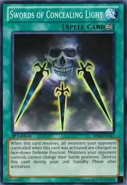 Yugioh! LP Swords of Concealing Light - BP02-EN147 - Common - Unlimited Edition - Image 1