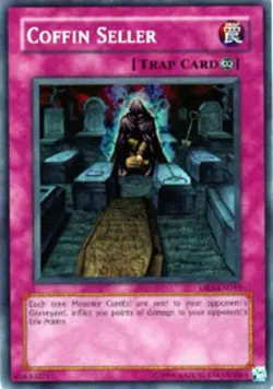 Yugioh! Coffin Seller - DR1-EN041 - Super Rare - Unlimited Edition Near Mint, En - Image 1