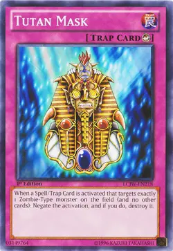 Yugioh! MP Tutan Mask - LCJW-EN218 - Common - 1st Edition Moderately Played, Eng - Image 1