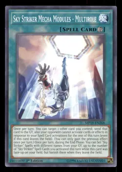 Yugioh Sky Striker Mecha Modules Multirole #MP19-EN268 2019 Gold Sarcophagus LP - Image 1