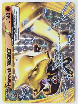 ULTRA RARE HOLO Marowak 79/162 LP / VLP - BREAK -XY Breakthrough Pokemon Card - Image 1