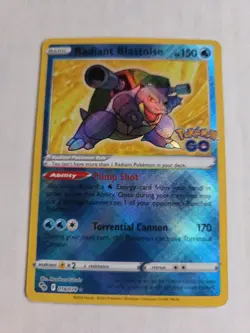 Pokemon GO - Radiant Charizard Blastoise Venusaur - 3 Pokemon Cards - NM/M - Image 2
