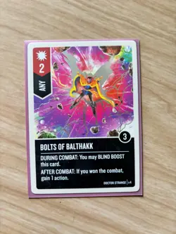 Unmatched Board Game Foil Cards - Marvel Brains and Brawn Set - Image 2
