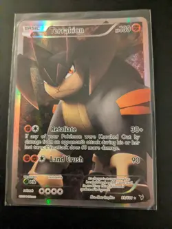 Pokemon TCG Trading Card Lot (Terrakion Full Art, TV Reporter, Levanny, Victini) 636996769739 - Image 1