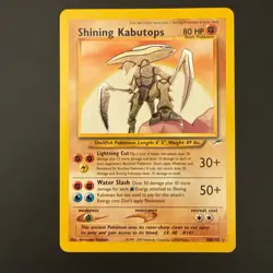 Pokemon Cards: Neo Destiny Secret Rare Holo: Shining Kabutops 108/105 - Image 2