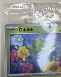 Oddish SVP 102 Promo Card Path To The Peak Pokemon Scarlet and Violet-Sealed - Image 3