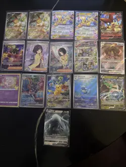 16 Full Art / Holo TCG Pokemon Assorted Cards Various Sets - Image 1