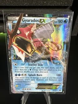 Pokemon TCG XY Breakpoint Gyarados EX Ultra Rare Holo Card 26/122 - Image 1