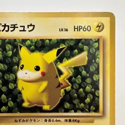 Pikachu LV.16 No.025 Promo Corocoro Old Back 1996 Japanese Pokemon Card (717) - Image 3