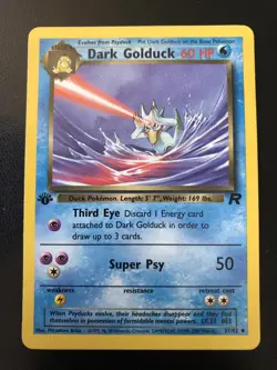 1st Edition Dark Golduck 37/82 - Team Rocket - Pokemon Card - Near Mint (NM) - Image 1