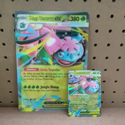 Mega Venusaur EX MEP 013 Jumbo Card and regular promo NM from collection box - Image 2