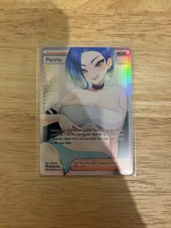 Pokemon Perrin Anime Waifu Card (SFW) - Near Mint - Image 1