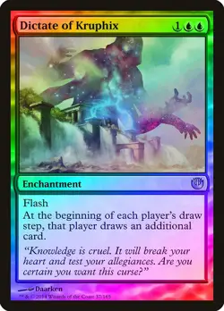 Dictate of Kruphix FOIL Journey into Nyx NM Blue Rare MAGIC MTG CARD ABUGames - Image 1