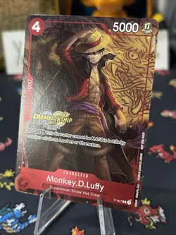 One Piece Card Game Monkey.D.Luffy P-007 Championship 2023 Promo English RARE!! - Image 5
