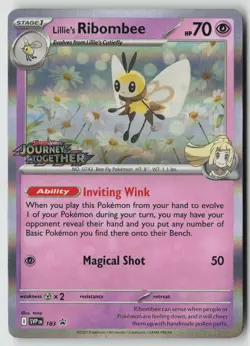 Lillie's Ribombee - (Prerelease) Promo SV: Scarlet & Violet Promo Cards 183 NM - Image 1