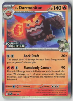 N's Darmanitan - (Prerelease) Promo SV: Scarlet & Violet Promo Cards 181 NM - Image 1