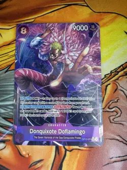 OP10-071 Donquixote Doflamingo SR Alt Art One Piece TCG English Card Mint - Image 2
