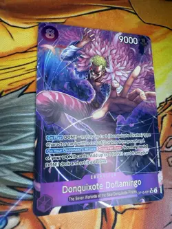 OP10-071 Donquixote Doflamingo SR Alt Art One Piece TCG English Card Mint - Image 4