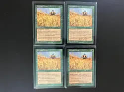 4 x ELEPHANT GRASS from Visions Magic the Gathering 1996 MTG Vintage Green - Image 1