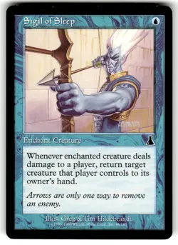 Magic: The Gathering Enchantment Sigil of Sleep Common Regular MTG - Image 1