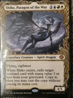 Shiko Paragon of the way.- (mtg) Tarkir Dragonstorm Mythic NM - Image 1