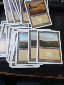Lot Of 33 Plains Basic Land 7th Edition Magic: The Gathering MTG - Image 2