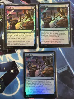 Magic The Gathering Stock Up Foil X3 Aetherdrift - Image 1