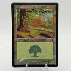 Magic The Gathering MTG: Forest (349) Odyssey *Foil* - Image 1
