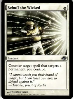 MTG Rebuff the Wicked NEARMINT NM / Magic The Gathering : Planar Chaos - Image 1