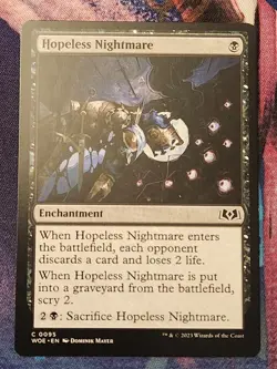 MTG DSK - Hopeless Nightmare NM - Image 1