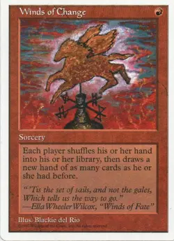 MTG: Fifth Edition: Winds of Change: Lightly Played Condition - Image 1