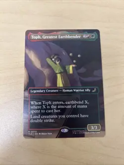 MTG Toph, Greatest Earthbender Extended Art Borderless Rare NM/M - Image 2