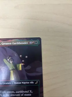 MTG Toph, Greatest Earthbender Extended Art Borderless Rare NM/M - Image 4