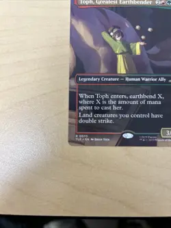 MTG Toph, Greatest Earthbender Extended Art Borderless Rare NM/M - Image 5