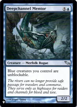 MTG Deepchannel Mentor (35/301) | NM | The List {LST} - Image 1